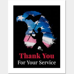 Thank you Military/Veterans Posters and Art